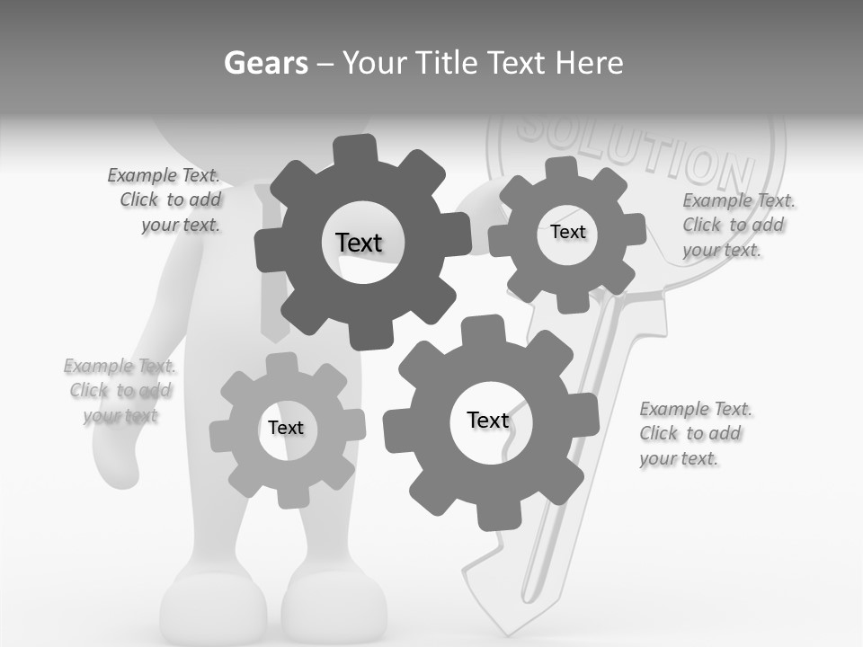 Guy Strategy Man PowerPoint Template