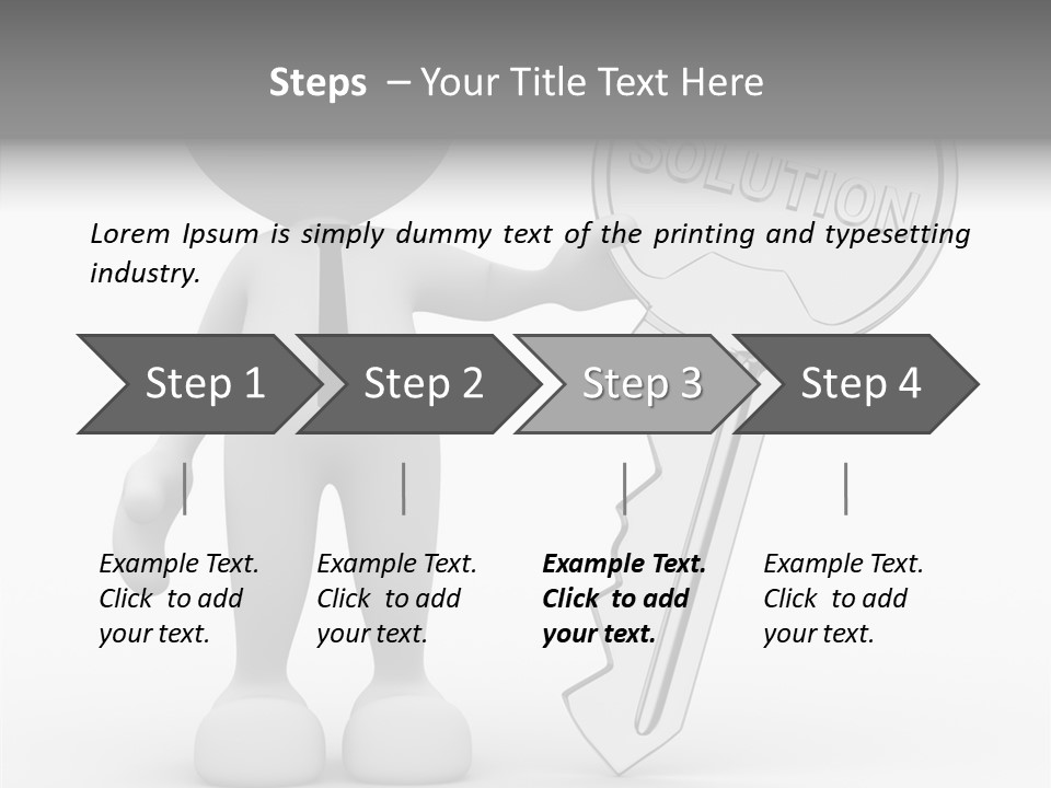 Guy Strategy Man PowerPoint Template