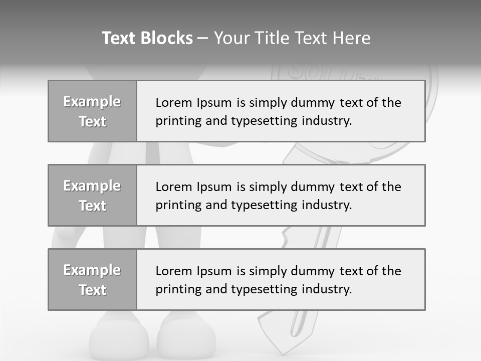 Guy Strategy Man PowerPoint Template