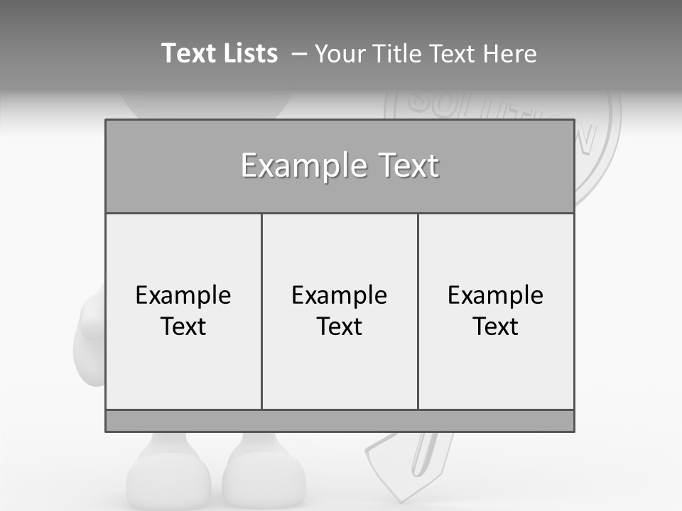 Guy Strategy Man PowerPoint Template