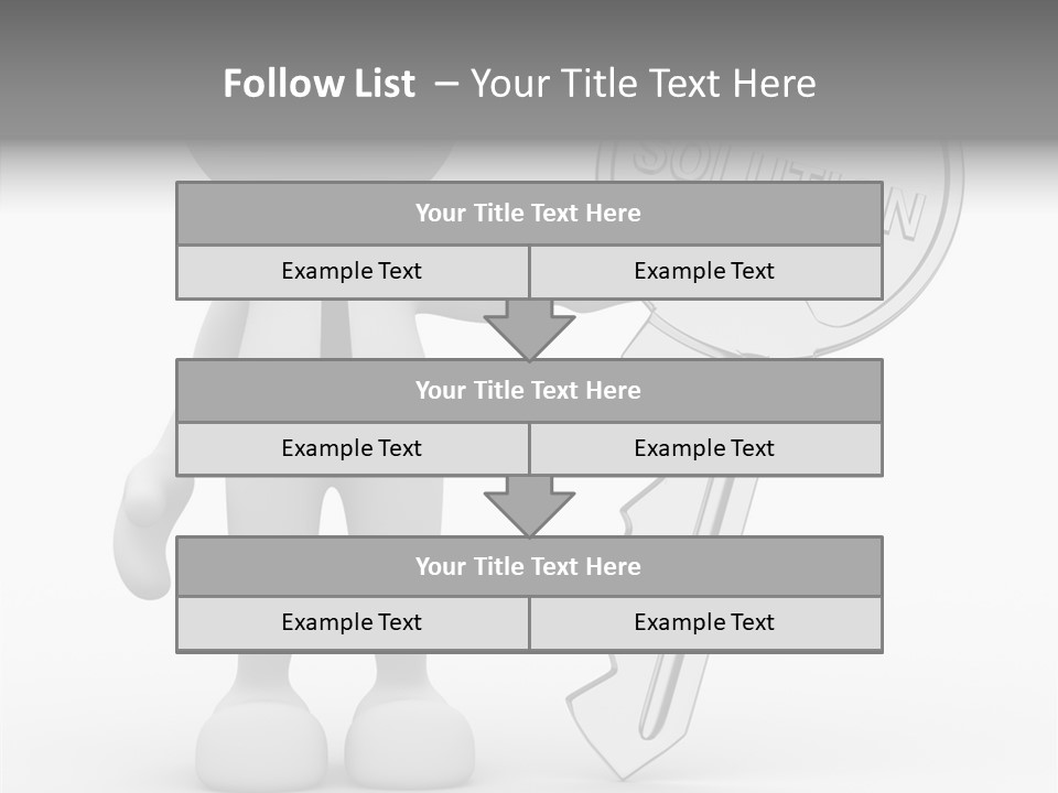 Guy Strategy Man PowerPoint Template
