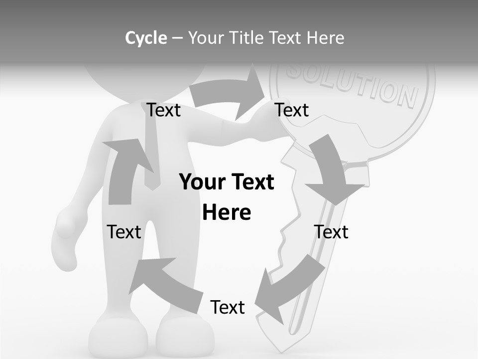 Guy Strategy Man PowerPoint Template