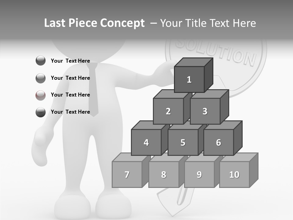 Guy Strategy Man PowerPoint Template