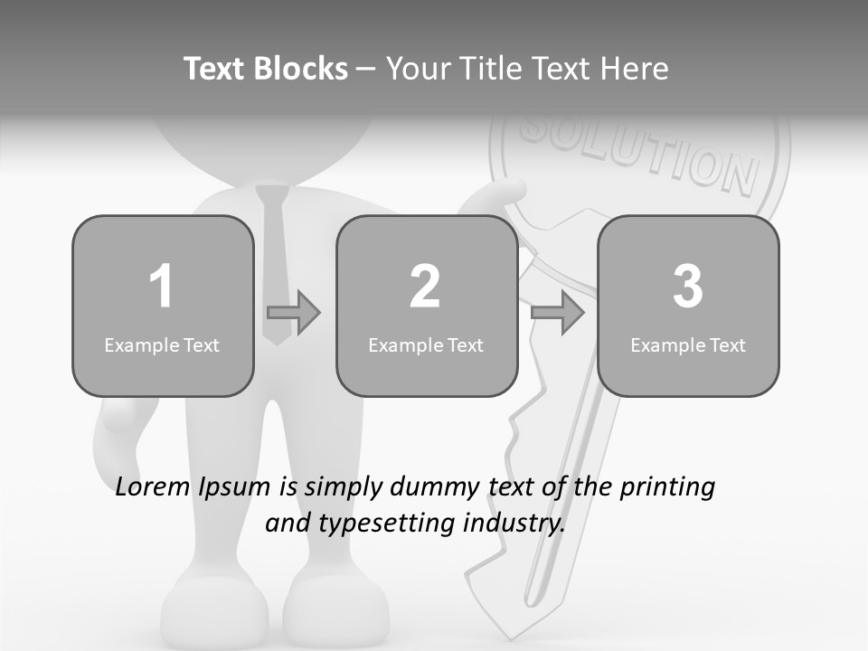 Guy Strategy Man PowerPoint Template