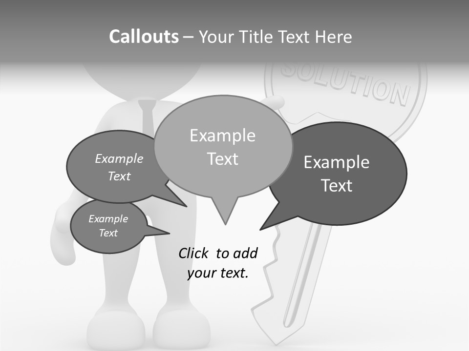 Guy Strategy Man PowerPoint Template