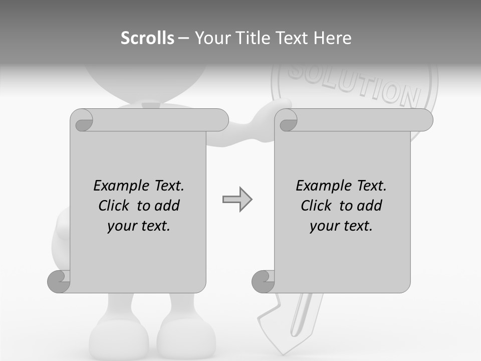 Guy Strategy Man PowerPoint Template