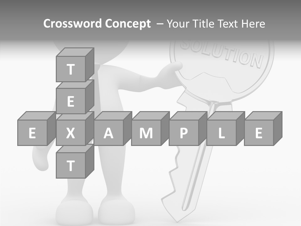 Guy Strategy Man PowerPoint Template