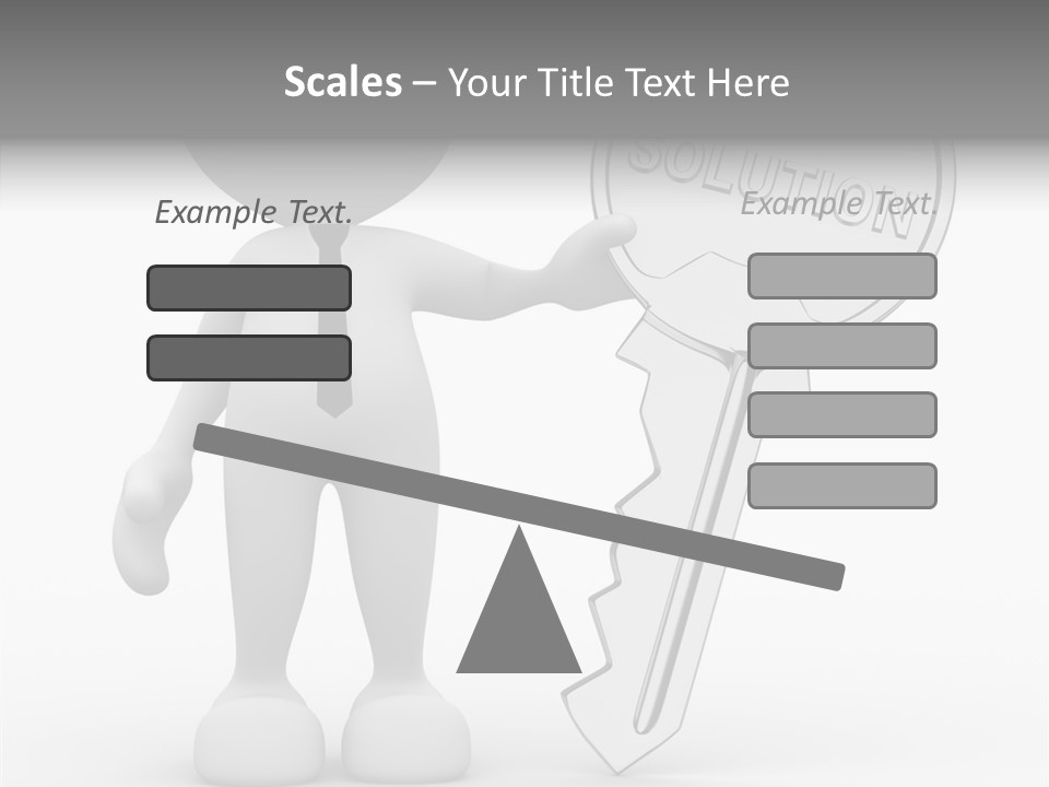 Guy Strategy Man PowerPoint Template