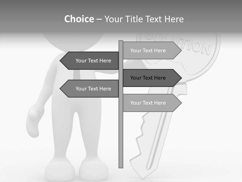 Guy Strategy Man PowerPoint Template