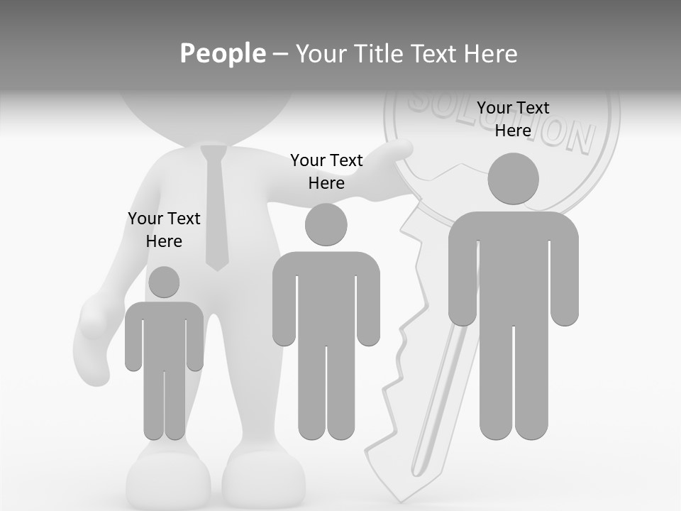 Guy Strategy Man PowerPoint Template