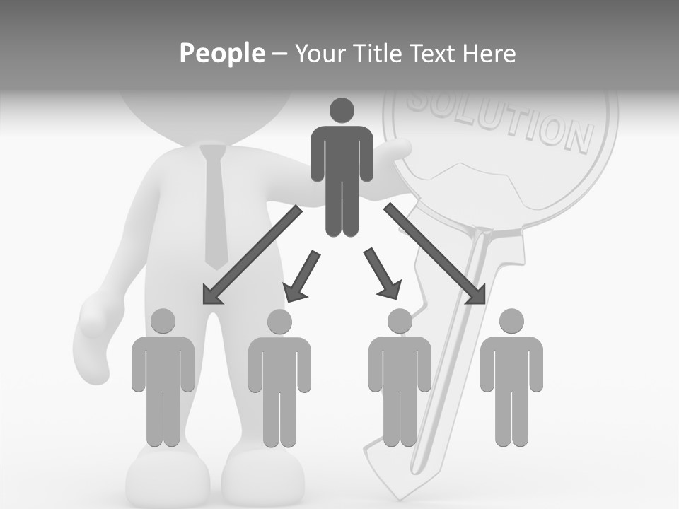 Guy Strategy Man PowerPoint Template