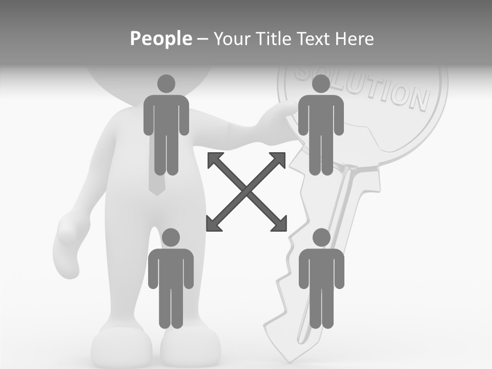 Guy Strategy Man PowerPoint Template