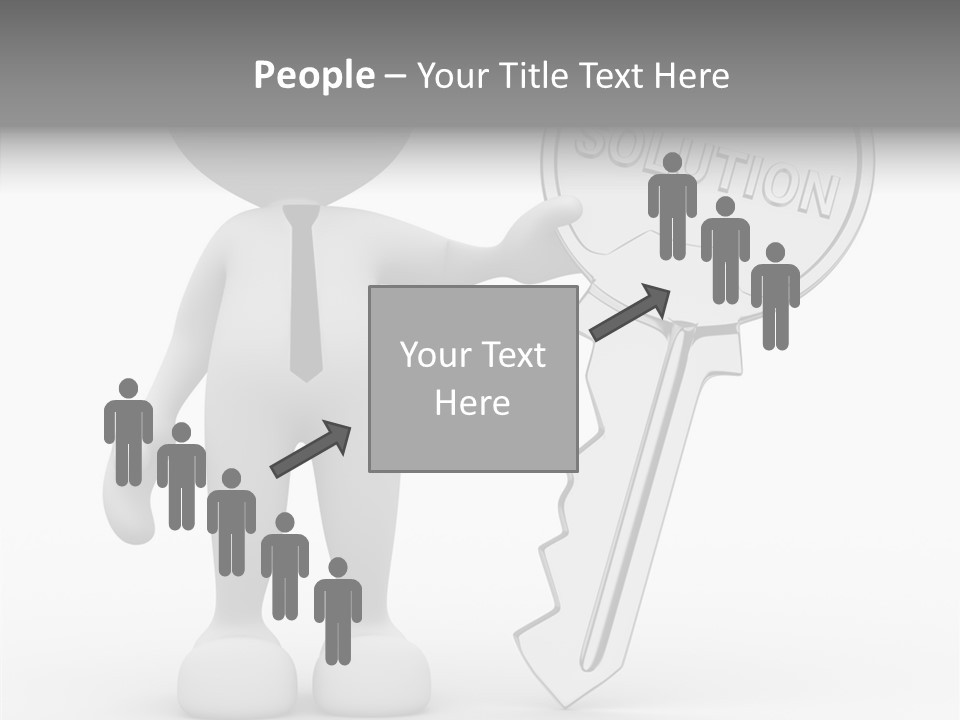 Guy Strategy Man PowerPoint Template