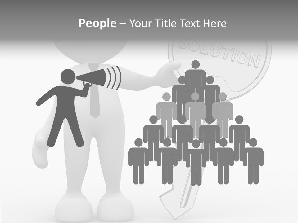 Guy Strategy Man PowerPoint Template