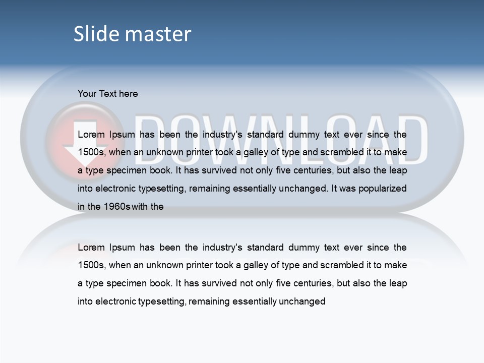 Mp Internet Download PowerPoint Template