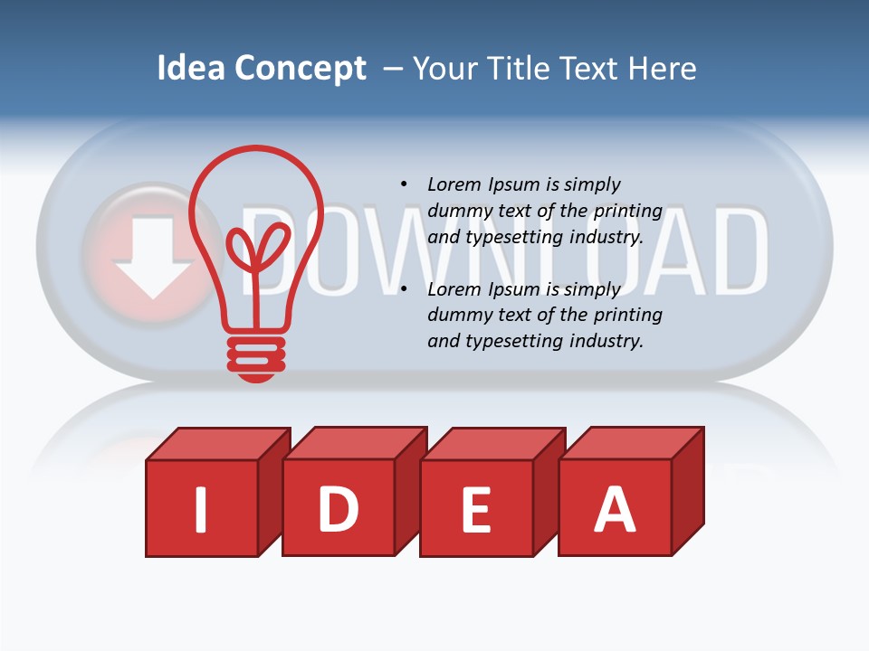 Mp Internet Download PowerPoint Template