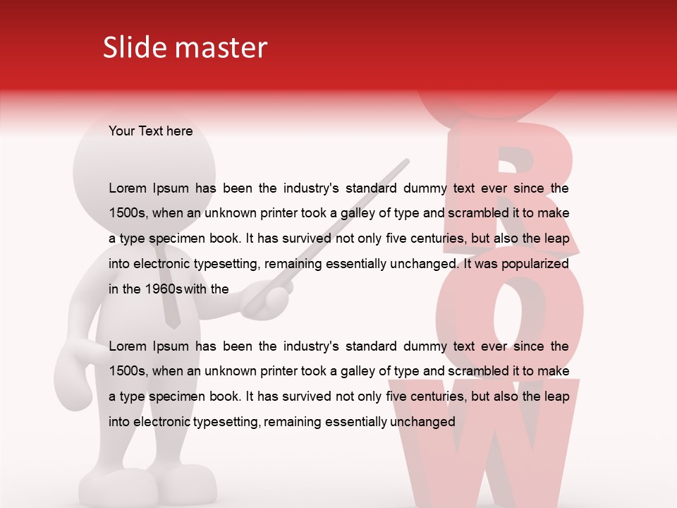 Firm Chart Grow PowerPoint Template