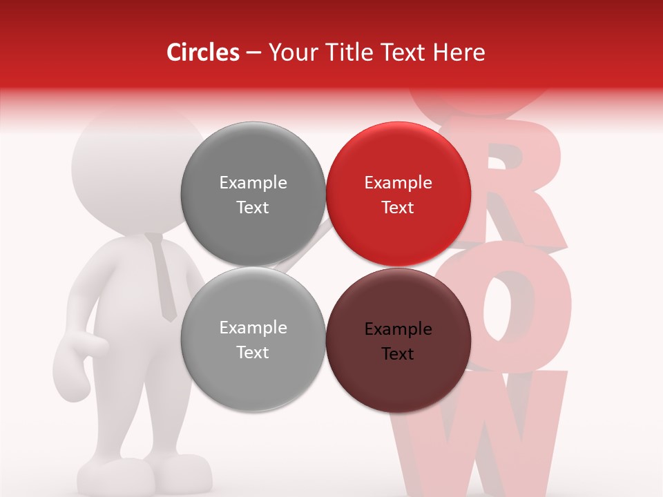 Firm Chart Grow PowerPoint Template
