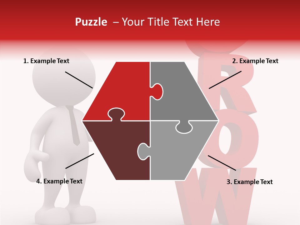 Firm Chart Grow PowerPoint Template