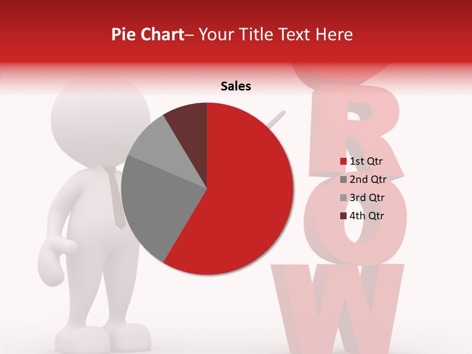 Firm Chart Grow PowerPoint Template