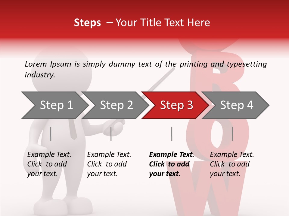 Firm Chart Grow PowerPoint Template