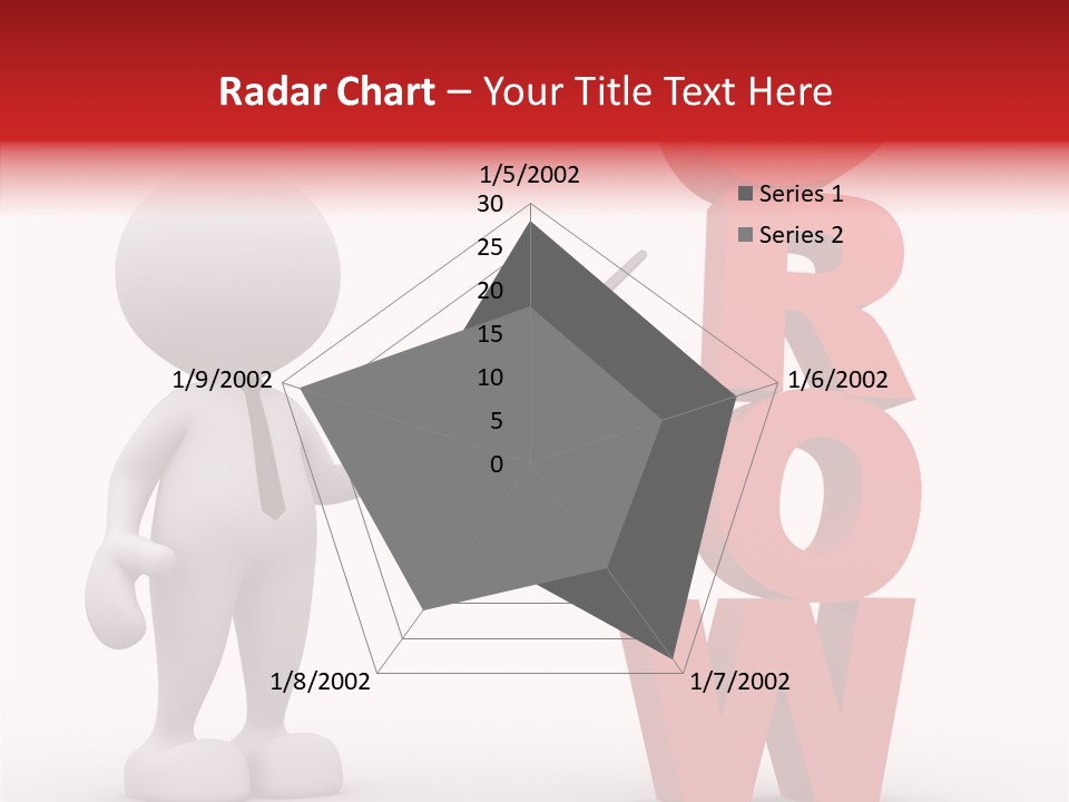 Firm Chart Grow PowerPoint Template
