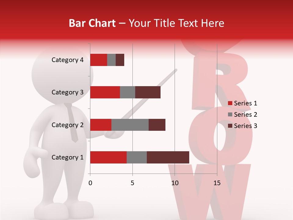 Firm Chart Grow PowerPoint Template