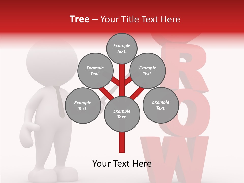 Firm Chart Grow PowerPoint Template