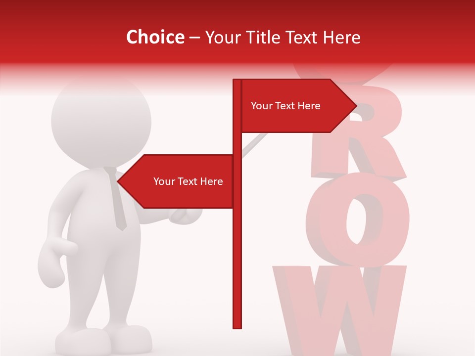 Firm Chart Grow PowerPoint Template