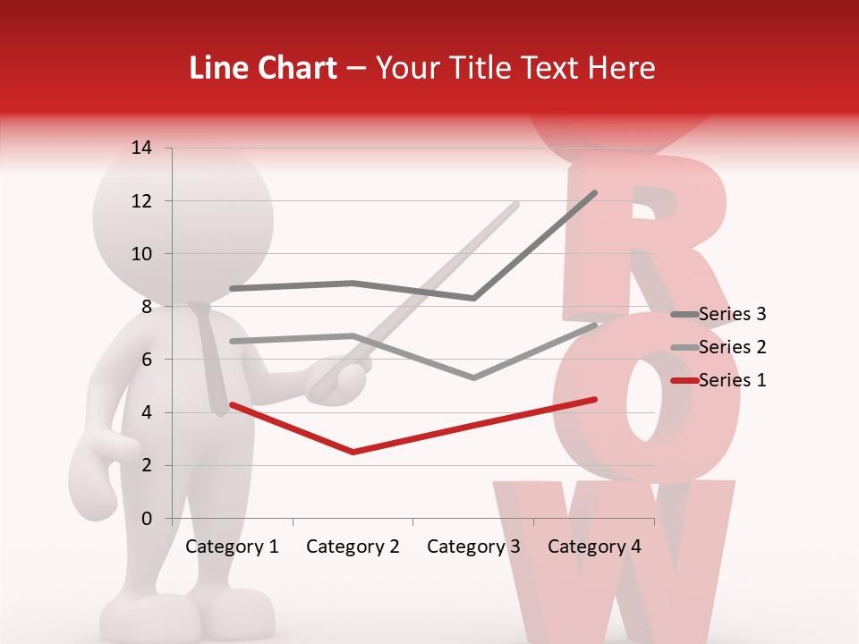 Firm Chart Grow PowerPoint Template