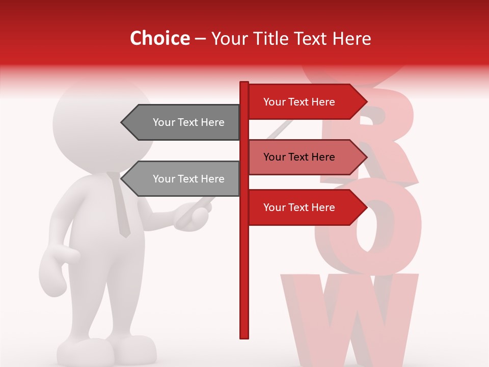 Firm Chart Grow PowerPoint Template