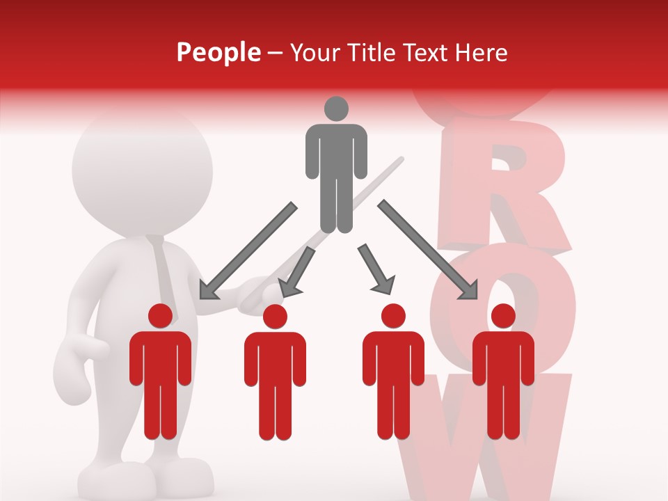 Firm Chart Grow PowerPoint Template