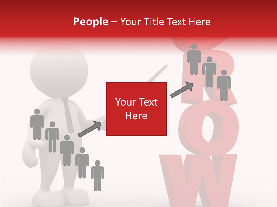 Firm Chart Grow PowerPoint Template