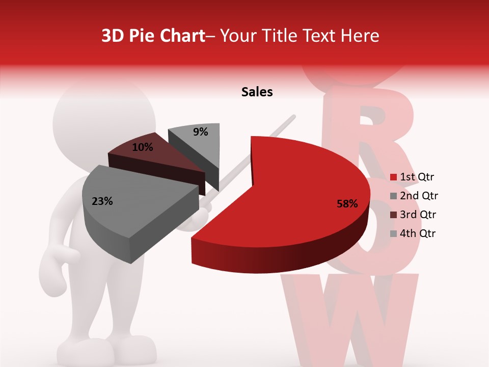 Firm Chart Grow PowerPoint Template