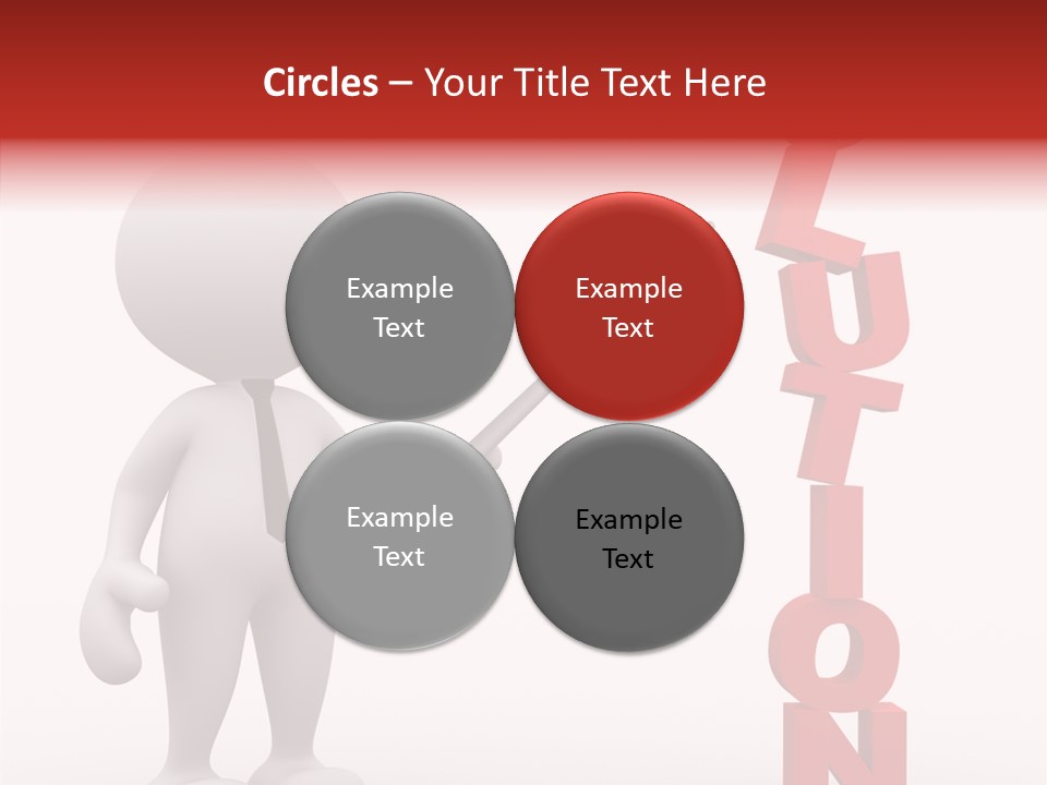 Business Character Puppet PowerPoint Template