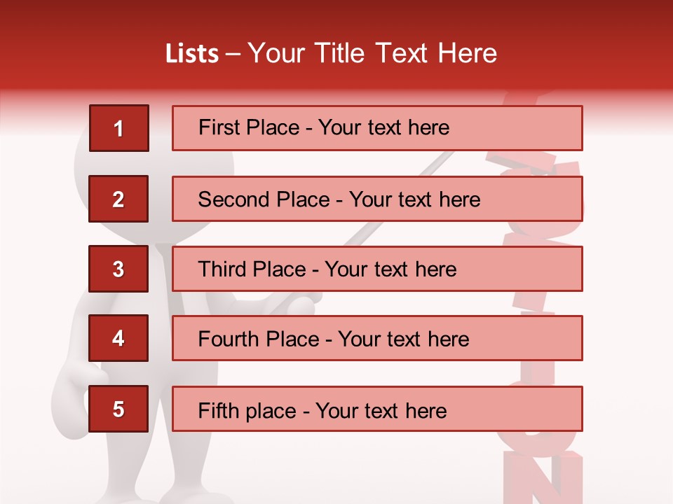 Business Character Puppet PowerPoint Template