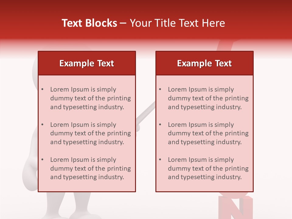Business Character Puppet PowerPoint Template