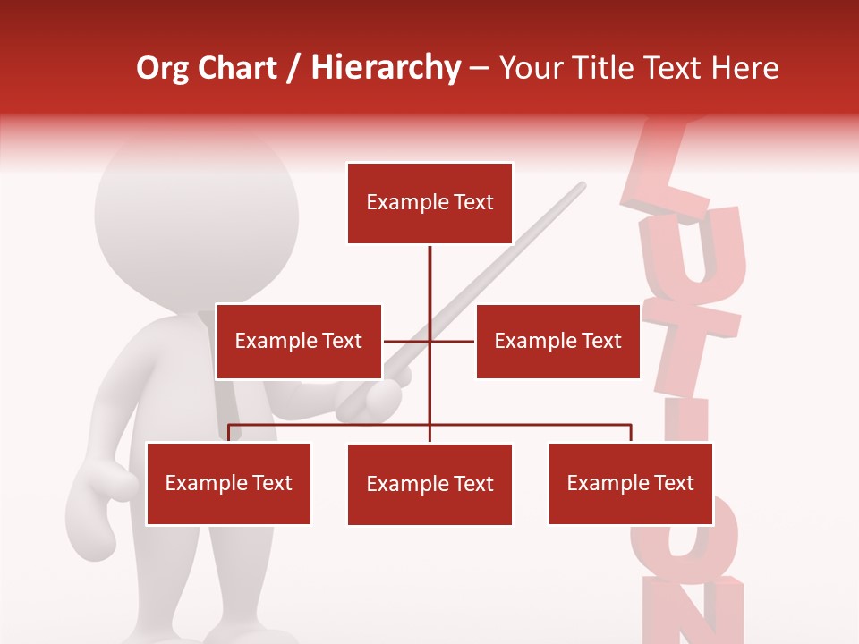 Business Character Puppet PowerPoint Template