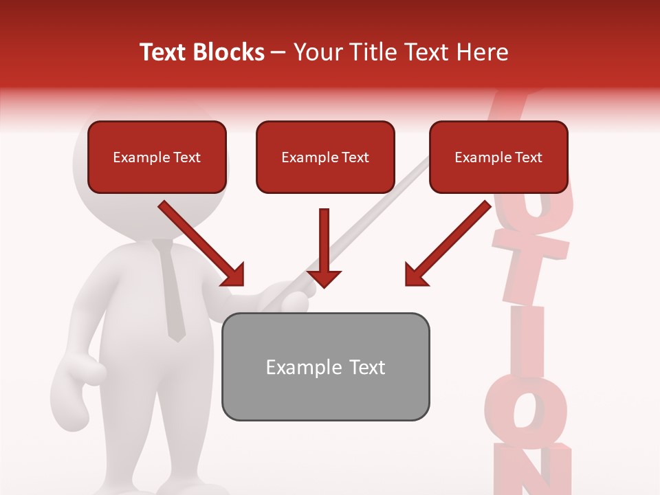 Business Character Puppet PowerPoint Template