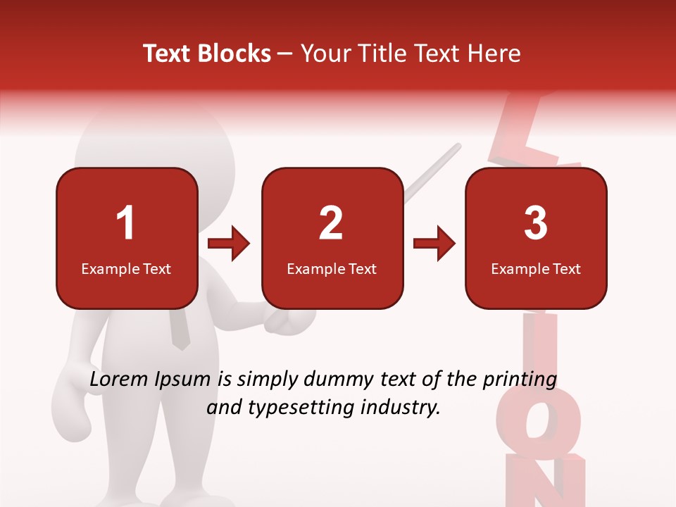 Business Character Puppet PowerPoint Template