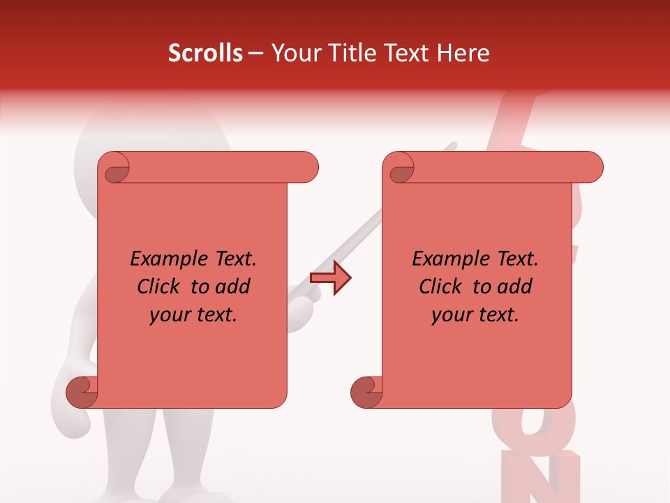 Business Character Puppet PowerPoint Template