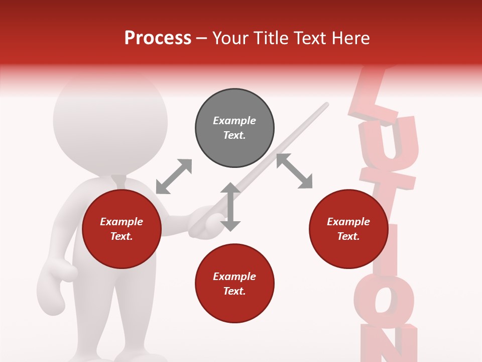 Business Character Puppet PowerPoint Template