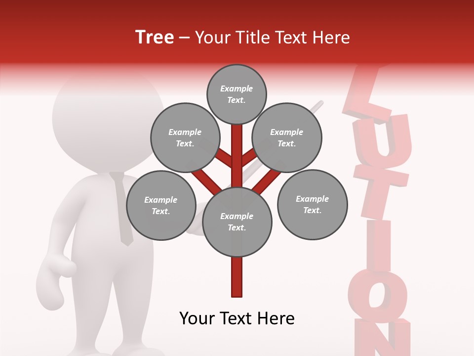 Business Character Puppet PowerPoint Template