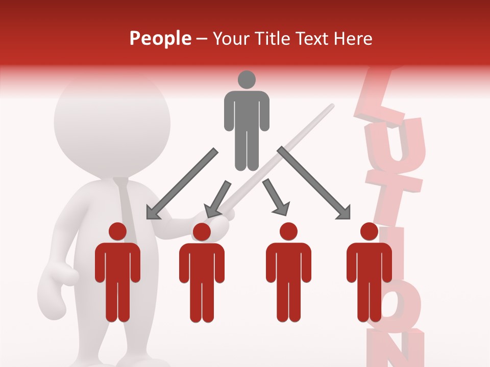 Business Character Puppet PowerPoint Template