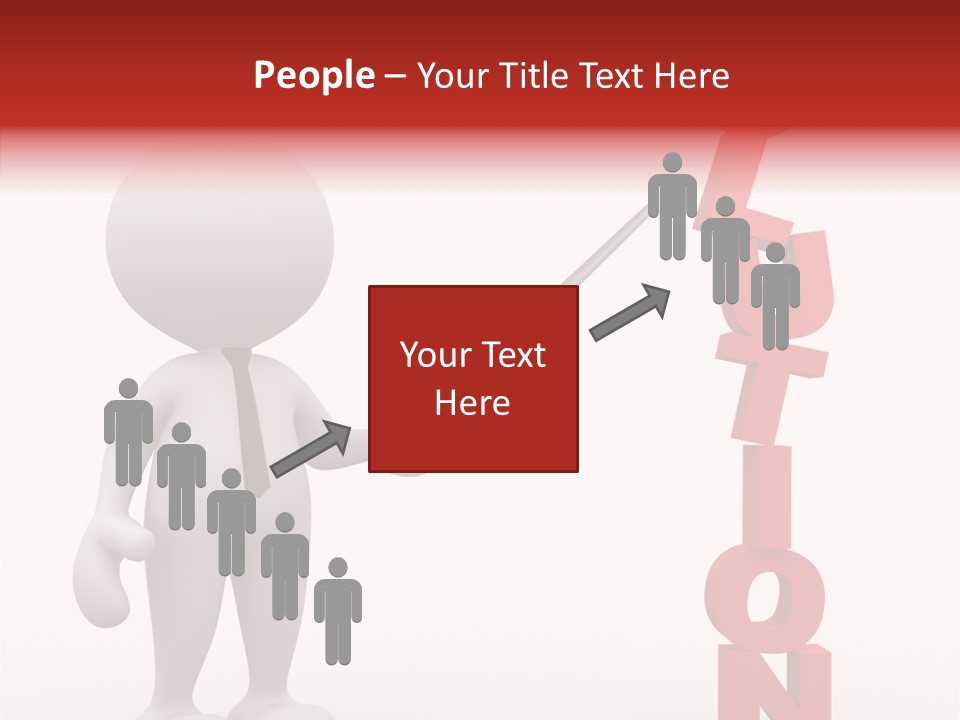 Business Character Puppet PowerPoint Template