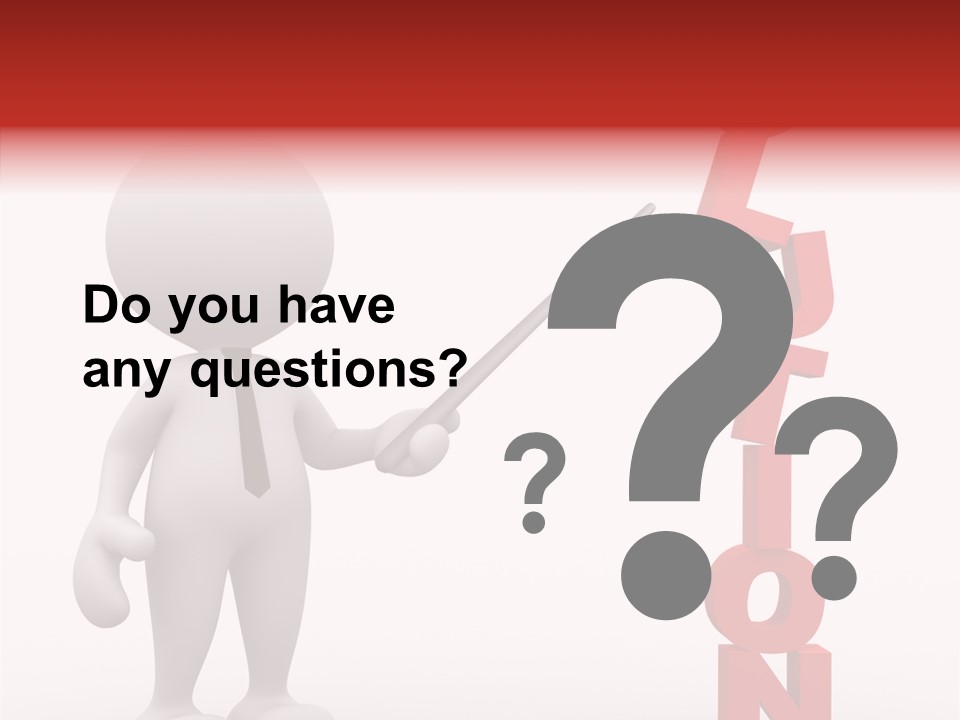 Business Character Puppet PowerPoint Template