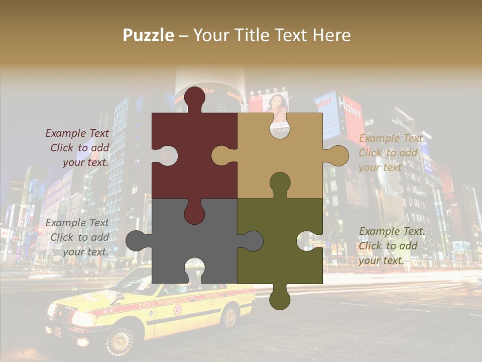 Lights Tokyo Modern PowerPoint Template