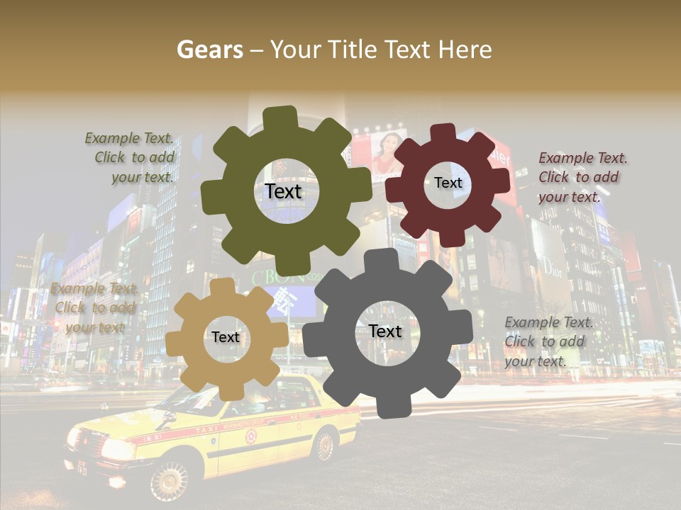 Lights Tokyo Modern PowerPoint Template