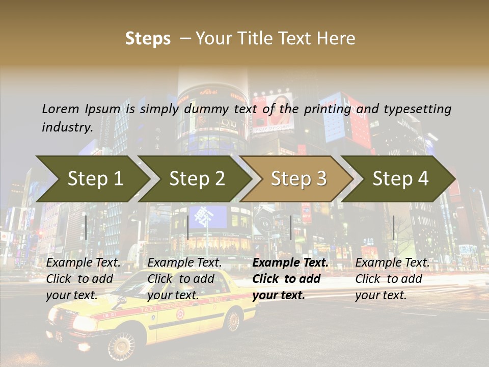 Lights Tokyo Modern PowerPoint Template
