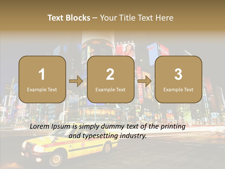 Lights Tokyo Modern PowerPoint Template